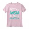Magliette Manica Corta Divertenti Ansia a Livello Agonistico - T-Shirt Ironica con Scritte Originali e Simpatiche - Idea Regalo Compleanno - Marca HapTiger