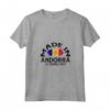 Donna Andorra Bandiera - Maglietta con Collo a V per Uomini e Bambini - Regalo Compleanno Andorra