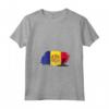 HapTiger Maglietta con Collo a V - Ideale per chi ama Andorra e la Cultura Catalana - Orgoglioso di essere nato ad Andorra