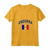 Donna Andorra Bandiera Orgogliosa Maglietta con Collo a V - Ideale per Mostrare il Tuo Amore per Andorra