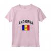 Donna Andorra Bandiera Orgogliosa Maglietta con Collo a V - Ideale per Mostrare il Tuo Amore per Andorra