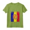Donna Bandiera Andorra Maglietta con Collo a V - Design Elegante per Mostrare Amore e Orgoglio - Acquista Online T-shirt Andorra