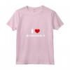 Donna Andorra I Love Andorra Maglietta con Collo a V - Souvenir HapTiger per Turisti e Sostenitori di Squadre Sportive