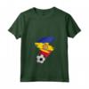 Donna Bandiera Calcio Andorra Maglietta con Collo a V - Mostra il tuo Supporto per la Squadra Nazionale - Forza Andorra!