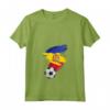 Donna Bandiera Calcio Andorra Maglietta con Collo a V - Mostra il tuo Supporto per la Squadra Nazionale - Forza Andorra!