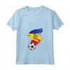 Donna Bandiera Calcio Andorra Maglietta con Collo a V - Mostra il tuo Supporto per la Squadra Nazionale - Forza Andorra!