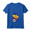 Donna Bandiera Calcio Andorra Maglietta con Collo a V - Mostra il tuo Supporto per la Squadra Nazionale - Forza Andorra!