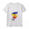 Donna Bandiera Calcio Andorra Maglietta con Collo a V - Mostra il tuo Supporto per la Squadra Nazionale - Forza Andorra!