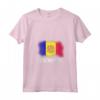Donna Bandiera di Andorra - Andorra Maglietta con Collo a V - Souvenir Ideale per gli Appassionati di Andorra