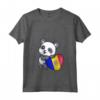 Donna Andorra Panda Heart Pride Bandiera Roots - Maglietta Orgoglio Andorra - Ideale per Regali e Souvenir