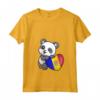 Donna Andorra Panda Heart Pride Bandiera Roots - Maglietta Orgoglio Andorra - Ideale per Regali e Souvenir