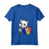 Donna Andorra Panda Heart Pride Bandiera Roots - Maglietta Orgoglio Andorra - Ideale per Regali e Souvenir
