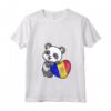 Donna Andorra Panda Heart Pride Bandiera Roots - Maglietta Orgoglio Andorra - Ideale per Regali e Souvenir