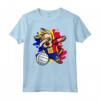 Dabbing Dog Andorra Volley Fan Jersey Bandiera - Maglietta Pallavolo Orgoglio Andorra - Design Divertente per Appassionati di Pallavolo