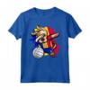 Dabbing Dog Andorra Volley Fan Jersey Bandiera - Maglietta Pallavolo Orgoglio Andorra - Design Divertente per Appassionati di Pallavolo