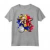 Dabbing Dog Andorra Volley Fan Jersey Bandiera - Maglietta Pallavolo Orgoglio Andorra - Design Divertente per Appassionati di Pallavolo