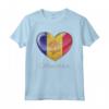 I Love Heart of Oak Andorra Flag - National Pride & Unity Maglietta - Cuore di Quercia - Ideale per Feste Nazionali e Eventi Culturali