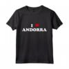 Country Heart Pride - Funny I Love Andorra Maglietta - Perfect for Holidays and Events - Unique Andorra Apparel for Men and Women