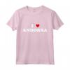 Country Heart Pride - Funny I Love Andorra Maglietta - Perfect for Holidays and Events - Unique Andorra Apparel for Men and Women