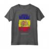 HapTiger - Bandiera Paese Andorra Maglietta Souvenir in Stile Grunge - Ideale per Viaggiatori e Collezionisti