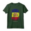 HapTiger - Bandiera Paese Andorra Maglietta Souvenir in Stile Grunge - Ideale per Viaggiatori e Collezionisti