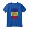 HapTiger - Bandiera Paese Andorra Maglietta Souvenir in Stile Grunge - Ideale per Viaggiatori e Collezionisti