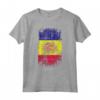 HapTiger - Bandiera Paese Andorra Maglietta Souvenir in Stile Grunge - Ideale per Viaggiatori e Collezionisti
