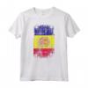 HapTiger - Bandiera Paese Andorra Maglietta Souvenir in Stile Grunge - Ideale per Viaggiatori e Collezionisti
