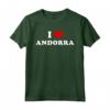 Amo Andorra Maglietta - Design Classico Vintage - Esprimi il tuo Amore per Andorra