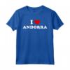 Amo Andorra Maglietta - Design Classico Vintage - Esprimi il tuo Amore per Andorra