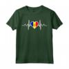 Cuore Pulsante per l'Andorra - Maglietta Bandiera Andorra - Regalo Patriotico per Amici di Andorra