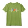 Cuore Pulsante per l'Andorra - Maglietta Bandiera Andorra - Regalo Patriotico per Amici di Andorra
