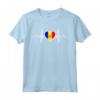 Cuore Pulsante per l'Andorra - Maglietta Bandiera Andorra - Regalo Patriotico per Amici di Andorra