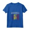 Bandiera Andorra Distressed - Maglietta Uomo Donna Bambini - Mostra il tuo Orgoglio con la Bandiera di Andorra