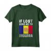 Donna Andorra Flag Souvenir - Maglietta con Collo a V 'Se perso mandami in Andorra' per Amanti di Andorra o come Souvenir