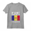 Donna Andorra Flag Souvenir - Maglietta con Collo a V 'Se perso mandami in Andorra' per Amanti di Andorra o come Souvenir