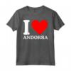 Maglietta I Love Andorra - I Heart Andorra - Mostra il tuo amore per Andorra con design audace e vivace