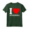 Maglietta I Love Andorra - I Heart Andorra - Mostra il tuo amore per Andorra con design audace e vivace