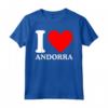 Maglietta I Love Andorra - I Heart Andorra - Mostra il tuo amore per Andorra con design audace e vivace