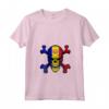 Donna Andorra Skull Pride Bandiera Andorra Roots Souvenir - Maglietta Collo a V - Ideale per Mostrare il Tuo Orgoglio Andorra