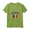 Donna Andorra Bandiera Orgogliosa Maglietta con Collo a V - Ideale per Mostrare Amore e Orgoglio per Andorra