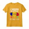 Bandiera Andorra Appelle et Je Dois Partir - Maglietta Drapeau de Andorra - Idee Cadeau Maillot pour Voyageurs