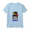 Donna Andorra - Maglietta Bandiera con Collo a V per Ragazza - Regalo Originale per la Mamma