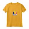 Distintivo del Paese di Andorra - Bandiera Andorra Maglietta con Collo a V - Mostra il Tuo Amore e Orgoglio per l'Andorra
