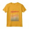 Donna Andorra Groovy Retro Andorra Maglietta con Collo a V - Design Vintage per gli Amanti di Andorra