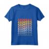 Donna Andorra Groovy Retro Andorra Maglietta con Collo a V - Design Vintage per gli Amanti di Andorra