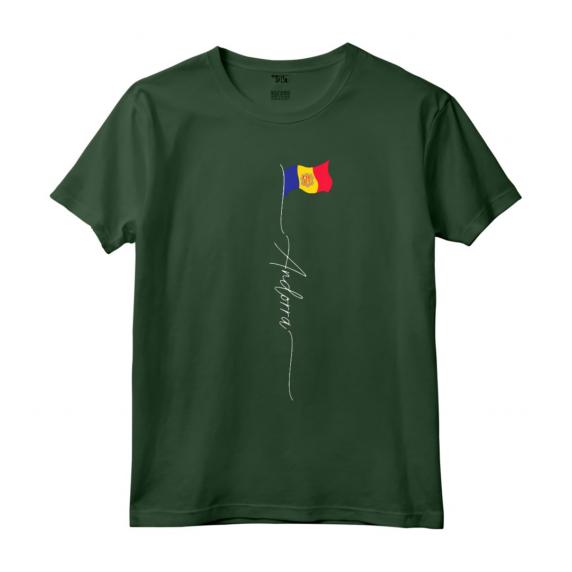 Bandiera di Andorra - Maglietta patriottica vintage per Espatriati Andorrani e Viaggiatori - Mostra il tuo Amore per Andorra!