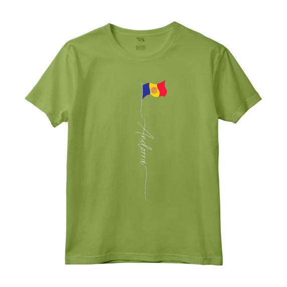 Bandiera di Andorra - Maglietta patriottica vintage per Espatriati Andorrani e Viaggiatori - Mostra il tuo Amore per Andorra!