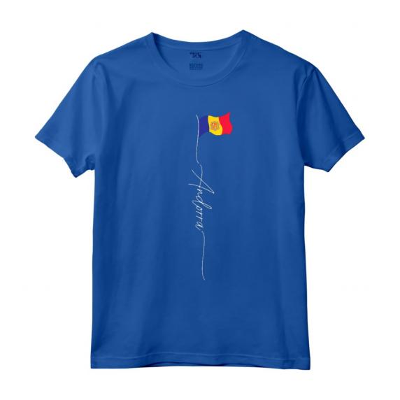 Bandiera di Andorra - Maglietta patriottica vintage per Espatriati Andorrani e Viaggiatori - Mostra il tuo Amore per Andorra!