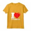 Donna Bandiera a Cuore I Love Andorra - Maglietta Vintage del Patriot Andorrano - Ideale per il Giorno dell'Indipendenza
